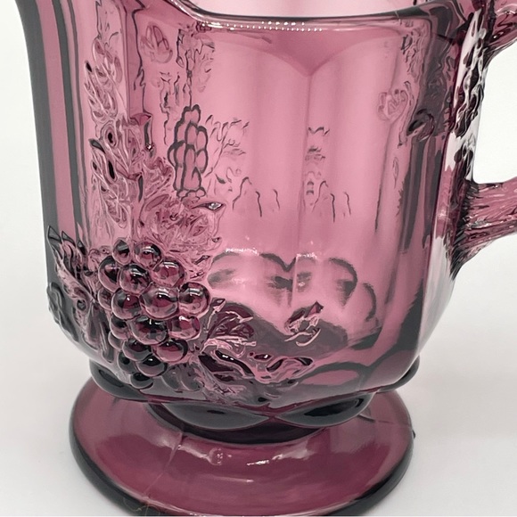 Westmoreland amethyst purple sugar bowl and creamer - Picture 3 of 6